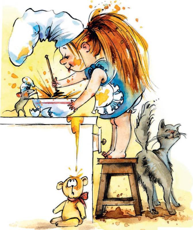 Иллюстрация к книге — Бука сама боится. Нестрашные сказки про страшную Буку [i_012.jpg]