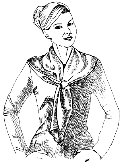 Иллюстрация к книге — Шарфик, платочек, парео. Как красиво и модно повязать [i_177.jpg]