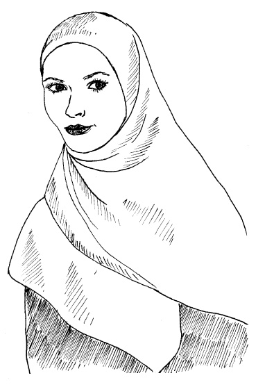 Иллюстрация к книге — Шарфик, платочек, парео. Как красиво и модно повязать [i_256.jpg]