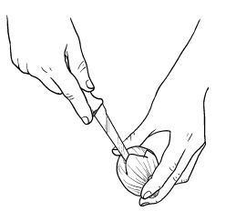 Иллюстрация к книге — Оригинальные украшения из овощей и фруктов [i_035.jpg]