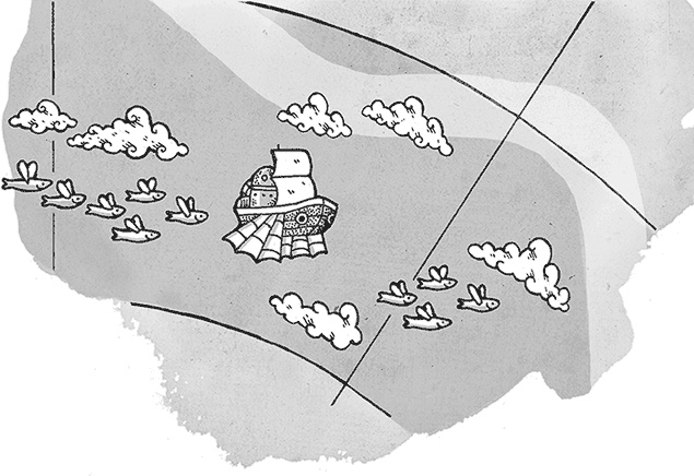 Иллюстрация к книге — Охотники за облаками [i_062.jpg]