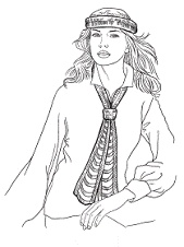 Иллюстрация к книге — Вязаные модные аксессуары. Сумочки, ремни, перчатки, шарфы [pic_83.jpg]