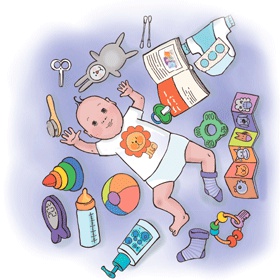 Иллюстрация к книге — Ваш малыш неделя за неделей. От рождения до 6 месяцев [i_018.jpg]