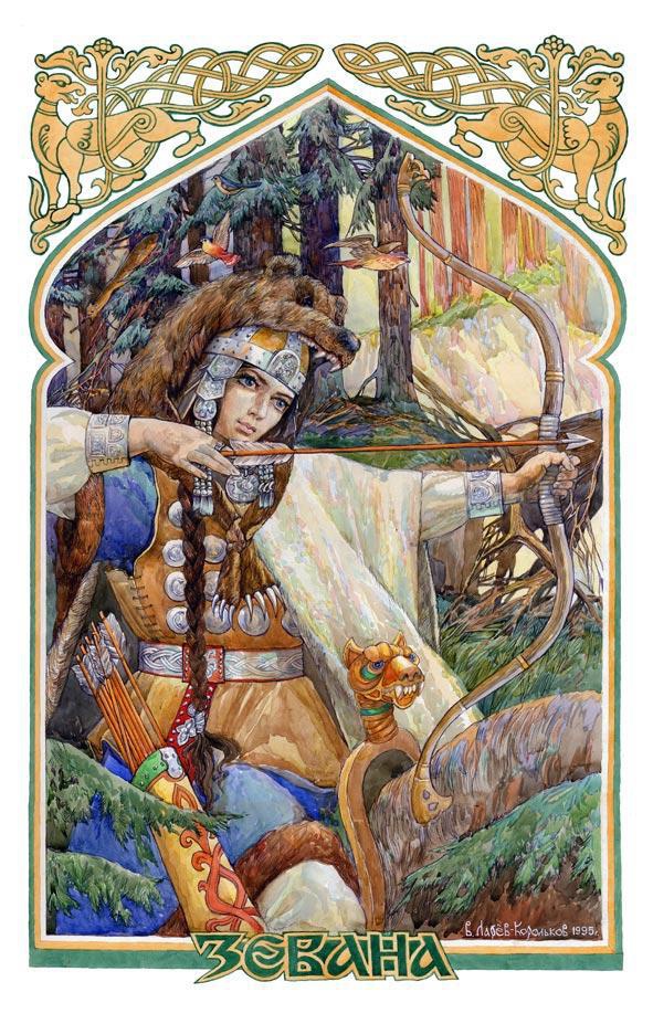 Иллюстрация к книге — Славянские боги, духи, герои былин. Иллюстрированная энциклопедия [i_018.jpg]