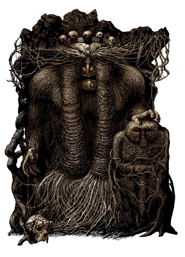 Иллюстрация к книге — Славянские боги, духи, герои былин. Иллюстрированная энциклопедия [i_052.jpg]