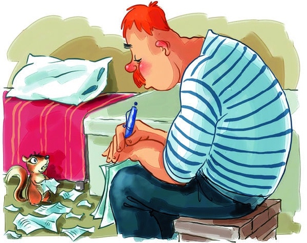 Иллюстрация к книге — Боцман, бурундук, кот и крыса. Сказка для детей и всех остальных [i_052.jpg]