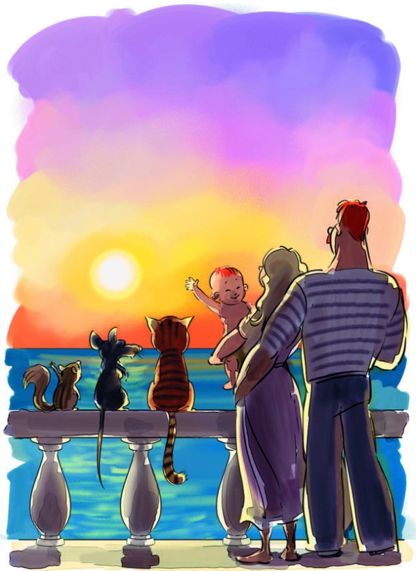 Иллюстрация к книге — Боцман, бурундук, кот и крыса. Сказка для детей и всех остальных [i_060.jpg]