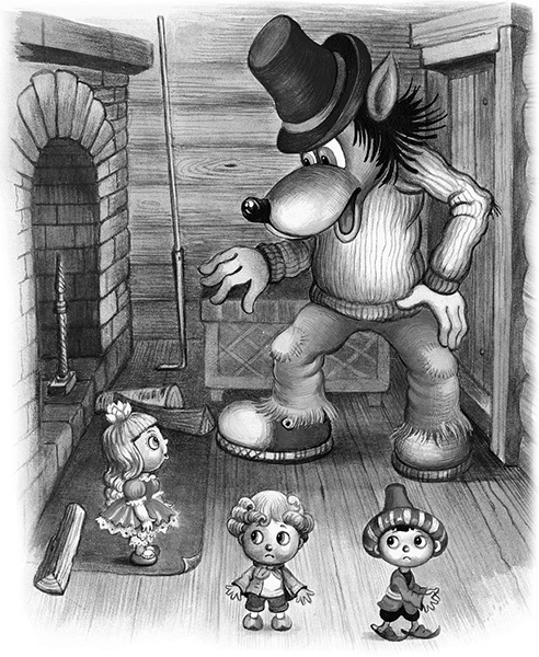 Иллюстрация к книге — Как волк теленочку мамой был [i_006.jpg]