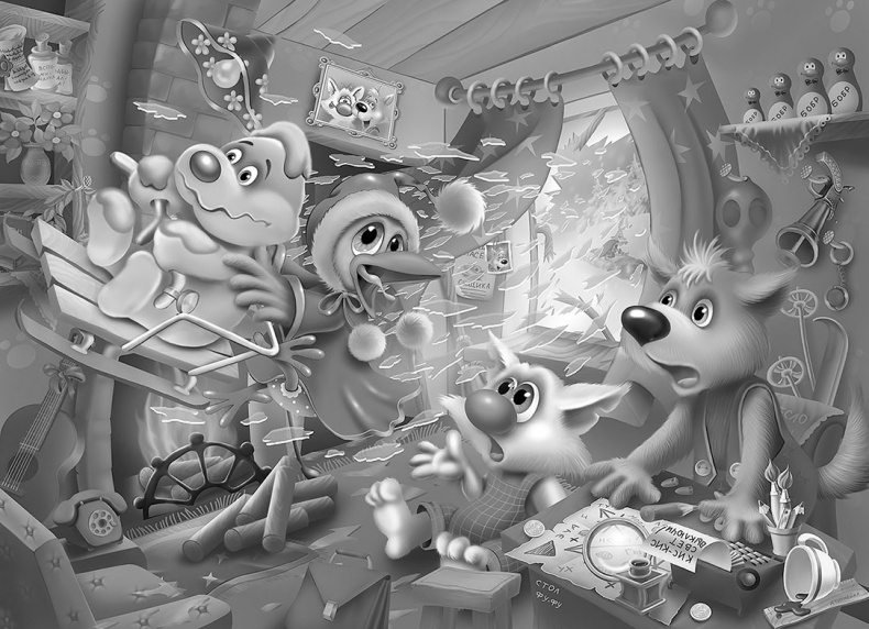 Иллюстрация к книге — Все детективные расследования Фу-Фу и Кис-Киса [i_117.jpg]