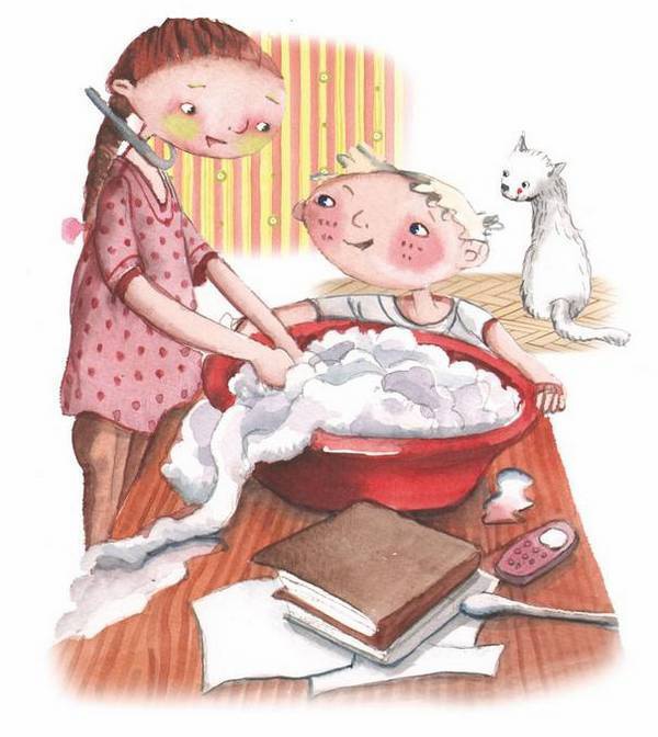 Иллюстрация к книге — Большая маленькая девочка. История десятая. Пушкин и компания [i_028.jpg]