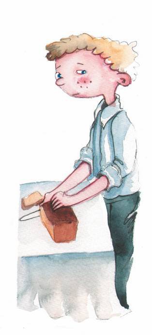 Иллюстрация к книге — Большая маленькая девочка. История одиннадцатая. Джинсы в горошек [i_011.jpg]