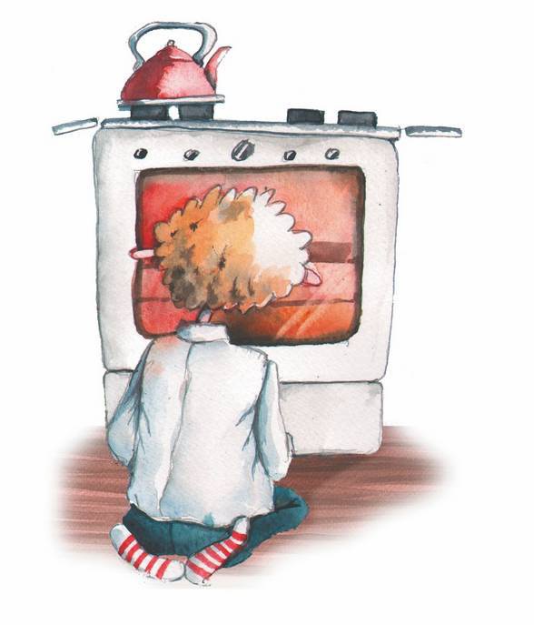 Иллюстрация к книге — Большая маленькая девочка. История одиннадцатая. Джинсы в горошек [i_012.jpg]