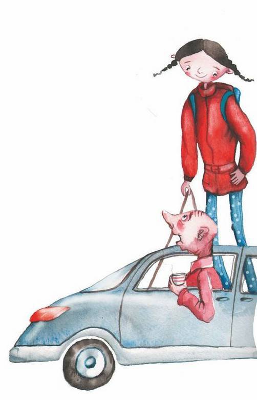 Иллюстрация к книге — Большая маленькая девочка. История одиннадцатая. Джинсы в горошек [i_016.jpg]