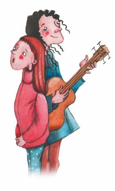 Иллюстрация к книге — Большая маленькая девочка. История одиннадцатая. Джинсы в горошек [i_042.jpg]