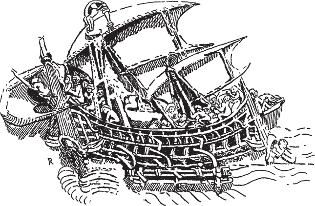 Иллюстрация к книге — Парусные корабли. История мореплавания и кораблестроения с древних времен до XIX века [i_059.jpg]