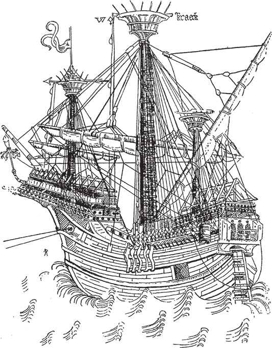 Иллюстрация к книге — Парусные корабли. История мореплавания и кораблестроения с древних времен до XIX века [i_077.jpg]