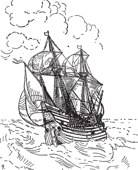 Иллюстрация к книге — Парусные корабли. История мореплавания и кораблестроения с древних времен до XIX века [i_088.jpg]