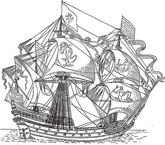 Иллюстрация к книге — Парусные корабли. История мореплавания и кораблестроения с древних времен до XIX века [i_091.jpg]