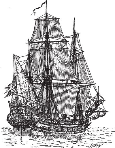 Иллюстрация к книге — Парусные корабли. История мореплавания и кораблестроения с древних времен до XIX века [i_095.jpg]