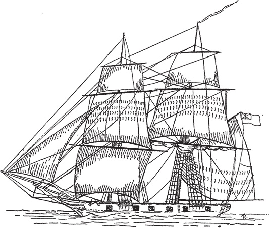 Иллюстрация к книге — Парусные корабли. История мореплавания и кораблестроения с древних времен до XIX века [i_113.jpg]