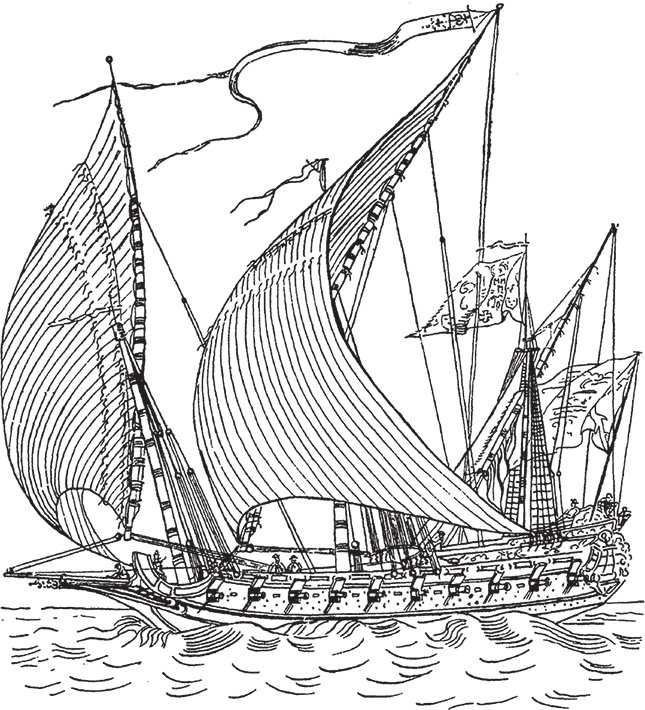 Иллюстрация к книге — Парусные корабли. История мореплавания и кораблестроения с древних времен до XIX века [i_116.jpg]