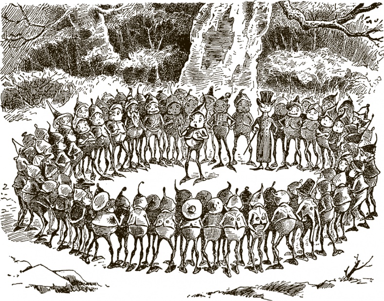 Иллюстрация к книге — Приключения Мурзилки и маленьких человечков [i_007.jpg]