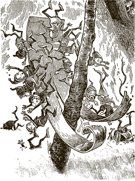 Иллюстрация к книге — Приключения Мурзилки и маленьких человечков [i_013.jpg]