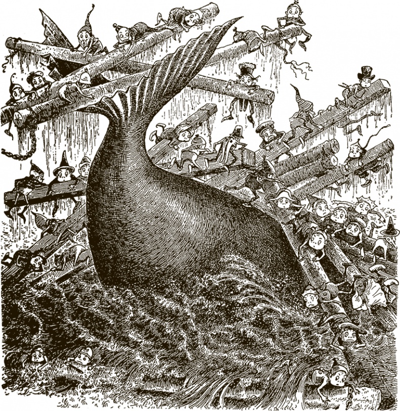 Иллюстрация к книге — Приключения Мурзилки и маленьких человечков [i_024.jpg]