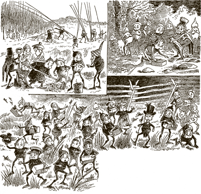 Иллюстрация к книге — Приключения Мурзилки и маленьких человечков [i_041.jpg]