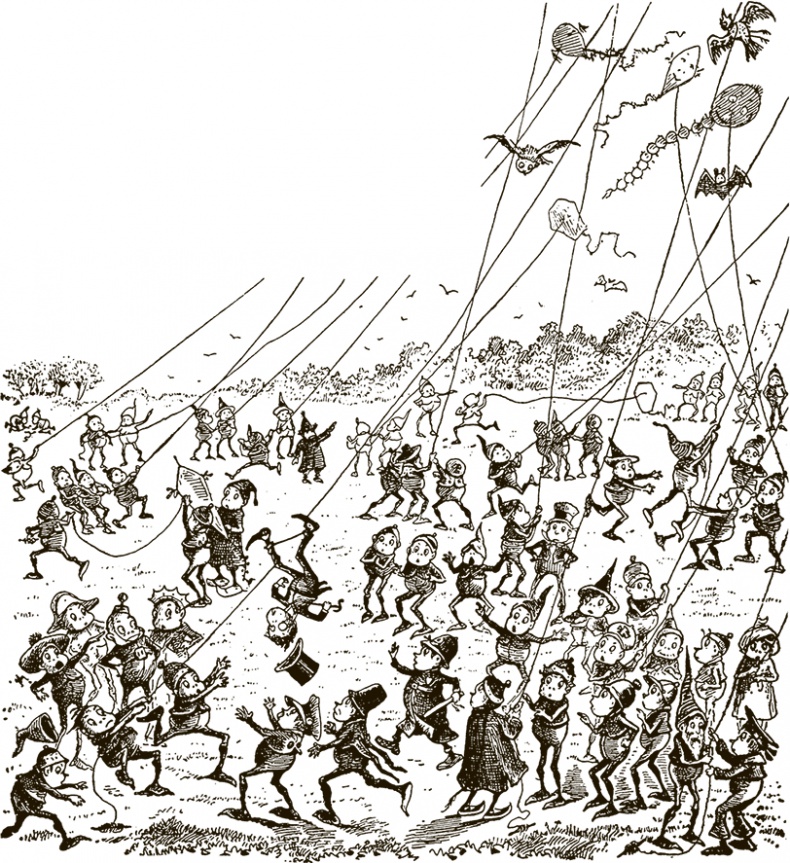 Иллюстрация к книге — Приключения Мурзилки и маленьких человечков [i_054.jpg]