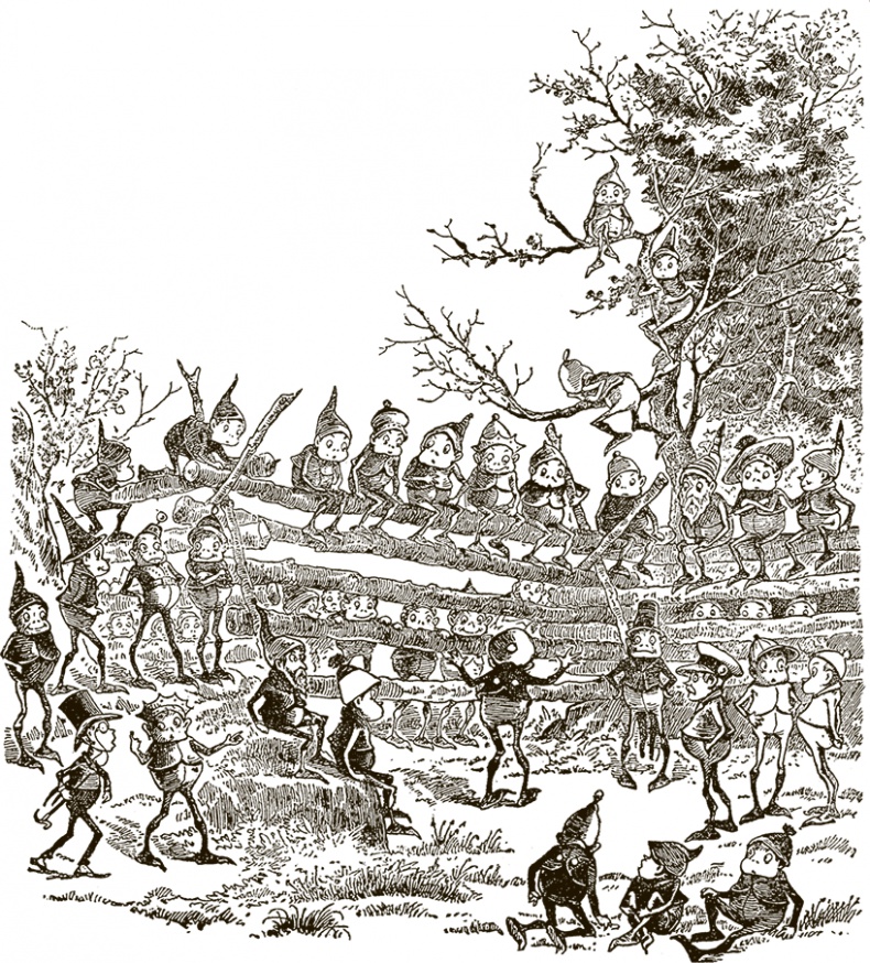 Иллюстрация к книге — Приключения Мурзилки и маленьких человечков [i_063.jpg]