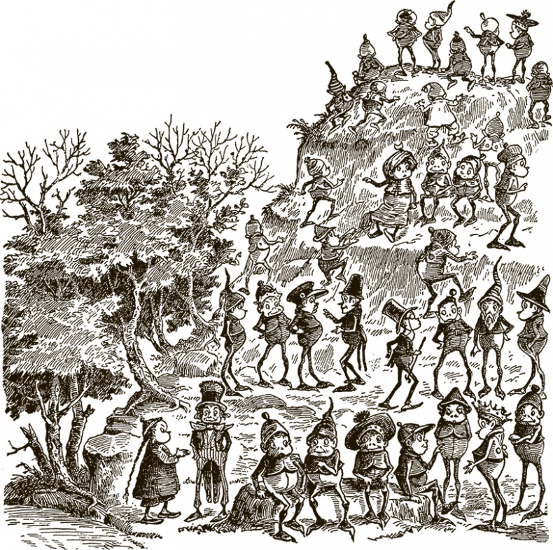 Иллюстрация к книге — Приключения Мурзилки и маленьких человечков [i_082.jpg]