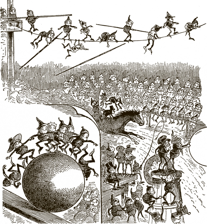 Иллюстрация к книге — Приключения Мурзилки и маленьких человечков [i_087.jpg]