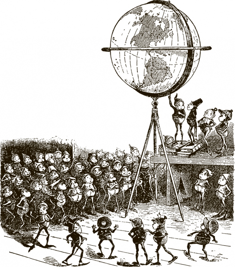 Иллюстрация к книге — Приключения Мурзилки и маленьких человечков [i_119.jpg]