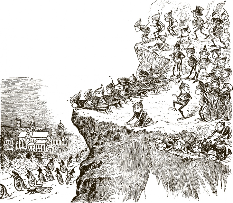 Иллюстрация к книге — Приключения Мурзилки и маленьких человечков [i_130.jpg]