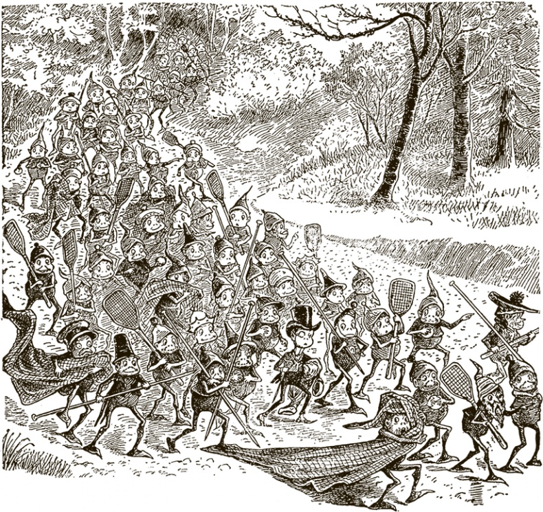 Иллюстрация к книге — Приключения Мурзилки и маленьких человечков [i_137.jpg]