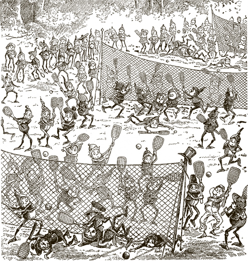 Иллюстрация к книге — Приключения Мурзилки и маленьких человечков [i_138.jpg]