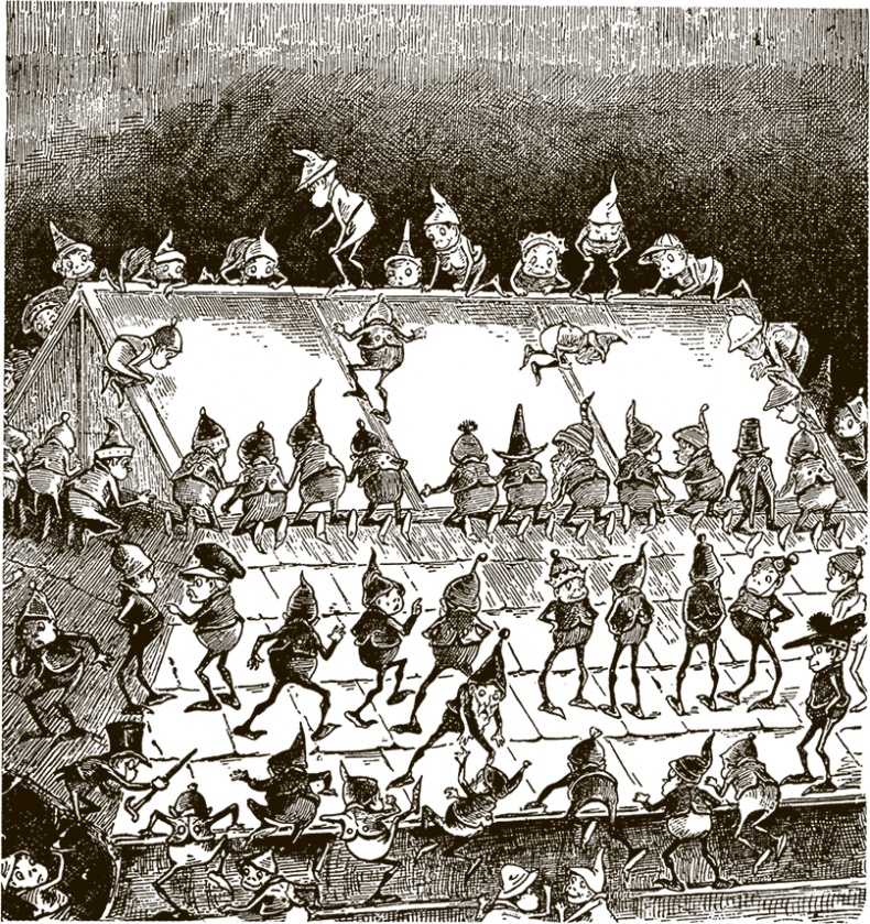 Иллюстрация к книге — Приключения Мурзилки и маленьких человечков [i_154.jpg]