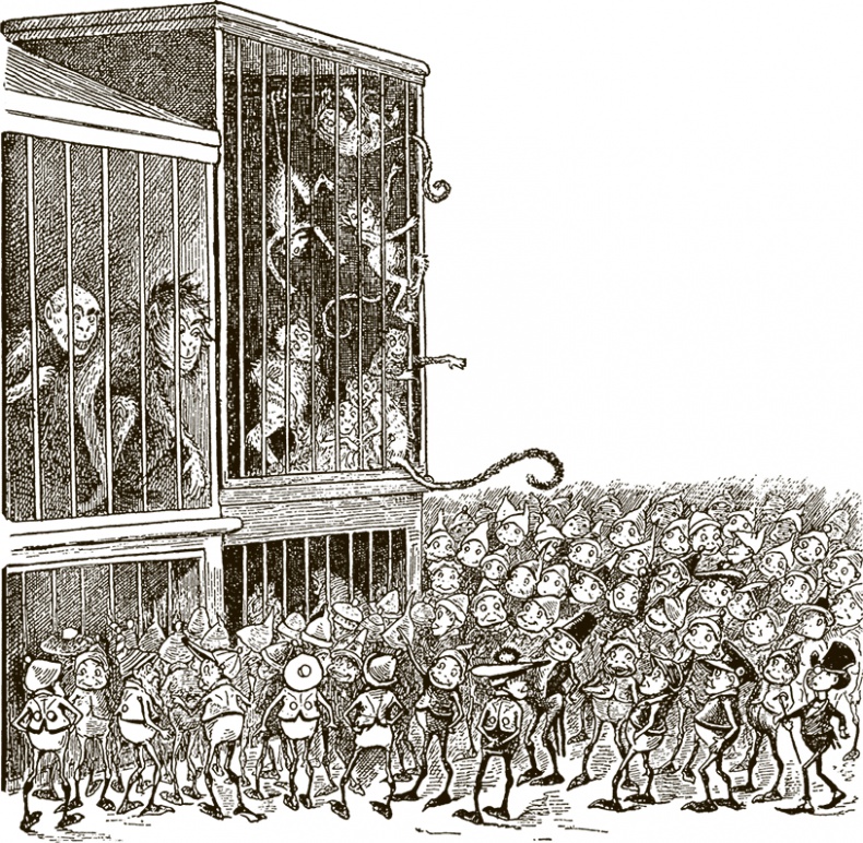 Иллюстрация к книге — Приключения Мурзилки и маленьких человечков [i_171.jpg]