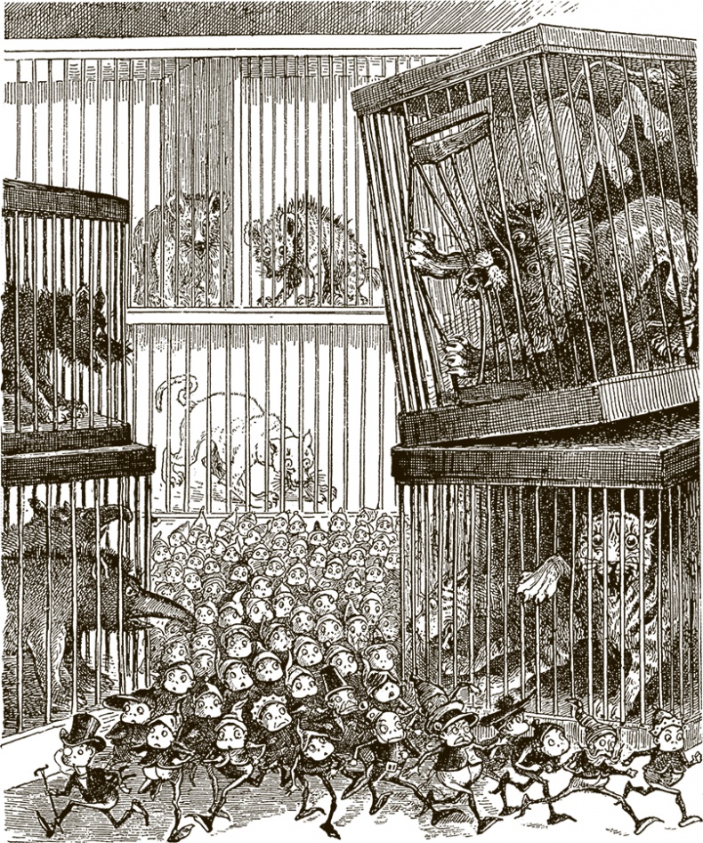 Иллюстрация к книге — Приключения Мурзилки и маленьких человечков [i_174.jpg]