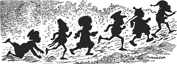 Иллюстрация к книге — Приключения Мурзилки и маленьких человечков [i_176.jpg]