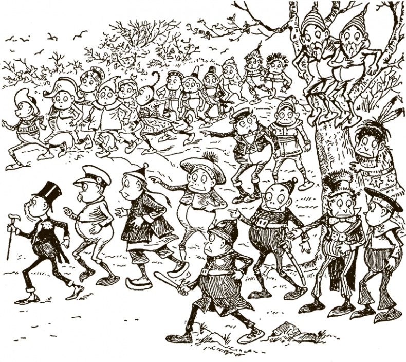 Иллюстрация к книге — Приключения Мурзилки и маленьких человечков [i_208.jpg]