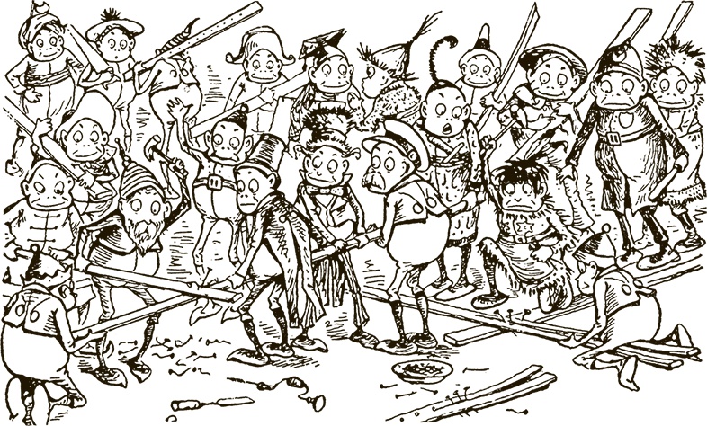 Иллюстрация к книге — Приключения Мурзилки и маленьких человечков [i_212.jpg]