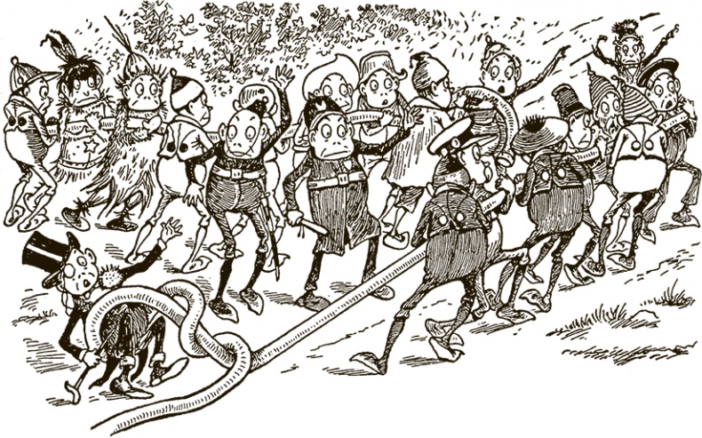 Иллюстрация к книге — Приключения Мурзилки и маленьких человечков [i_255.jpg]