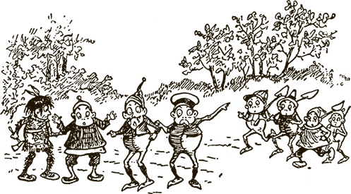 Иллюстрация к книге — Приключения Мурзилки и маленьких человечков [i_258.jpg]