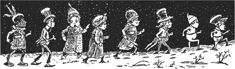 Иллюстрация к книге — Приключения Мурзилки и маленьких человечков [i_259.jpg]