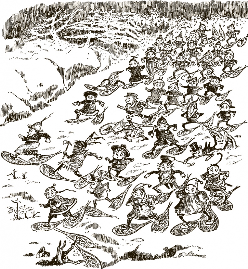 Иллюстрация к книге — Приключения Мурзилки и маленьких человечков [i_264.jpg]