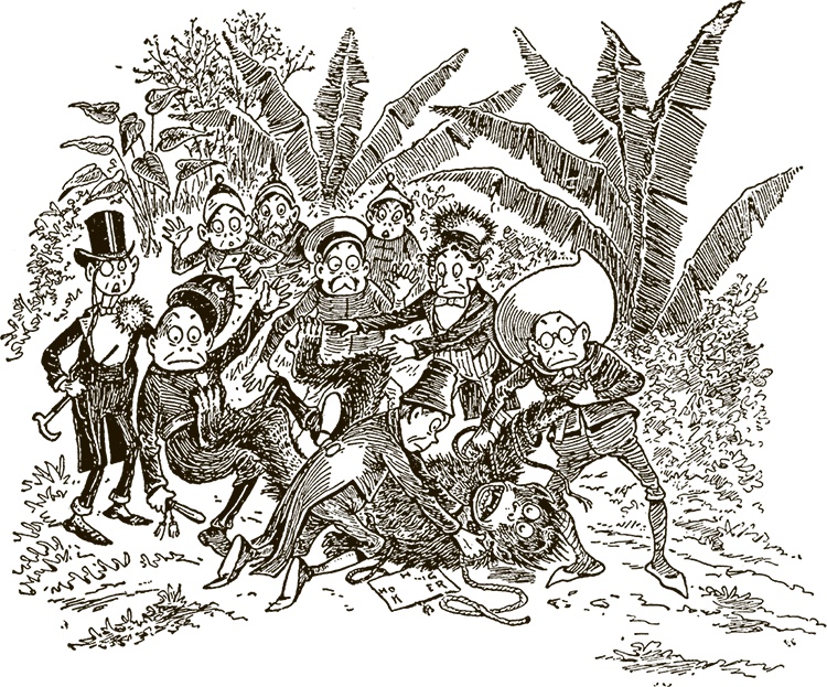 Иллюстрация к книге — Приключения Мурзилки и маленьких человечков [i_282.jpg]