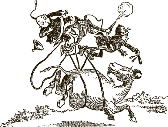 Иллюстрация к книге — Приключения Мурзилки и маленьких человечков [i_292.jpg]