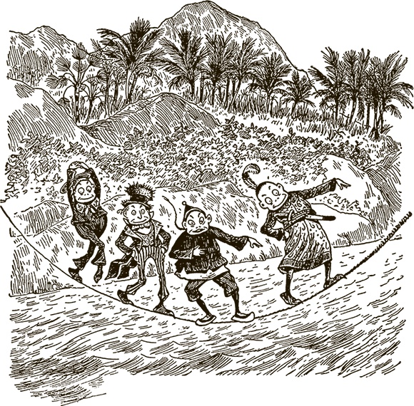 Иллюстрация к книге — Приключения Мурзилки и маленьких человечков [i_300.jpg]